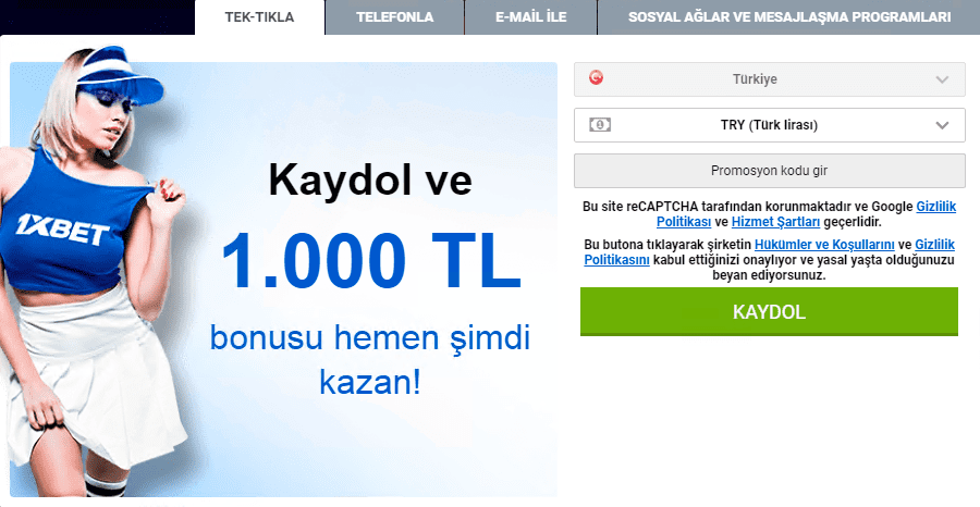 1xBet Mobil Uygulaması